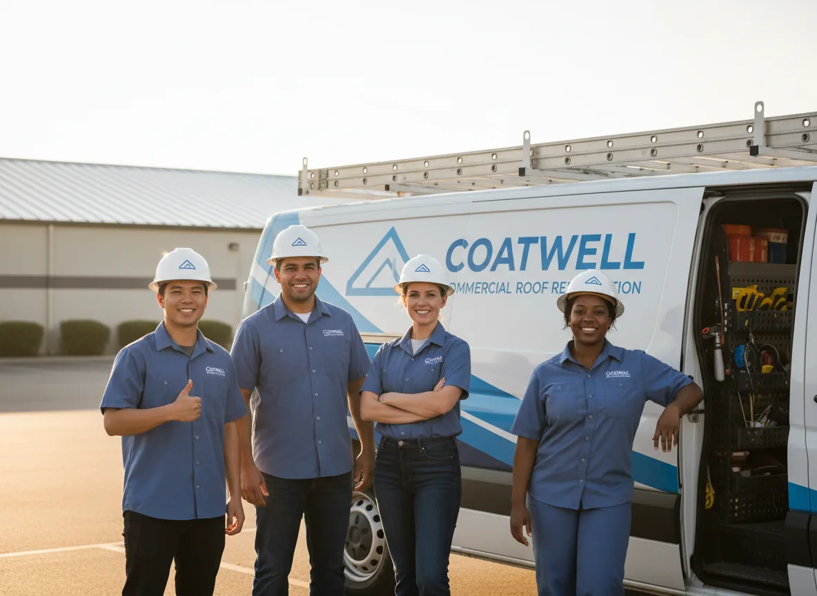 Commercial roof coating company in Sophia, NC