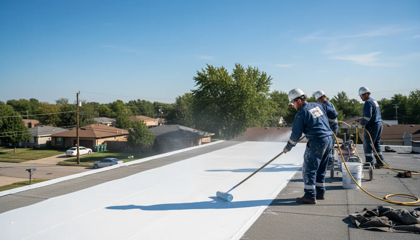 Commercial roof coating in Sophia, NC near me